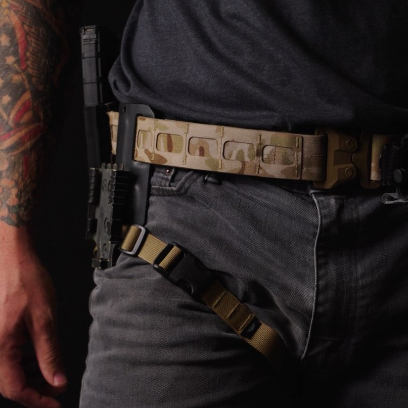 Tactical Belt With Leg Holster Tactical Belt With Leg Holster